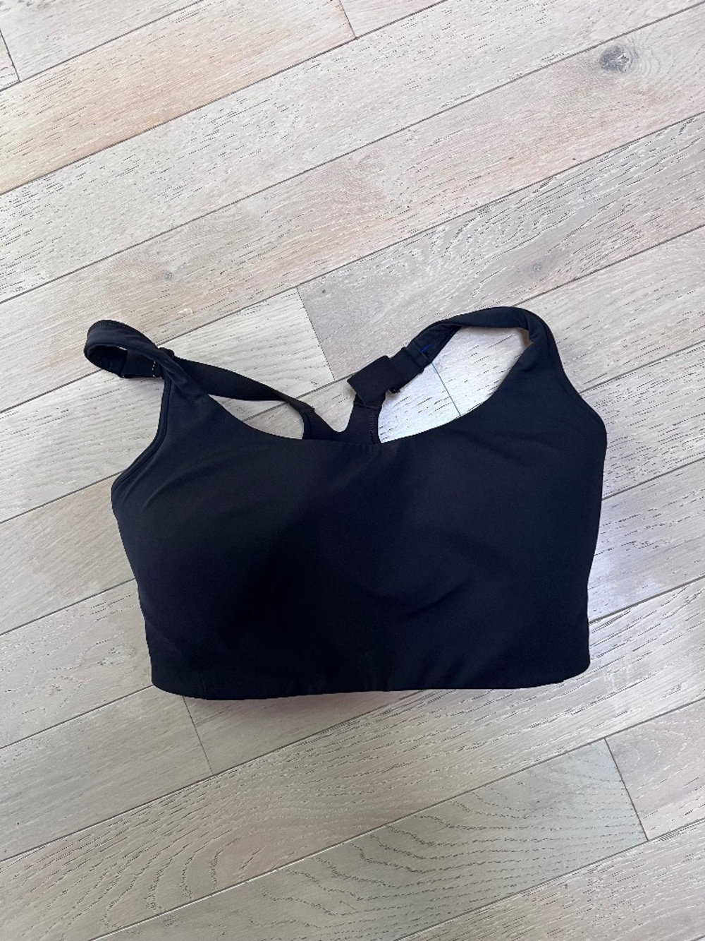 Lululemon Ultralu Square Neck Workout Bra 34 G Black